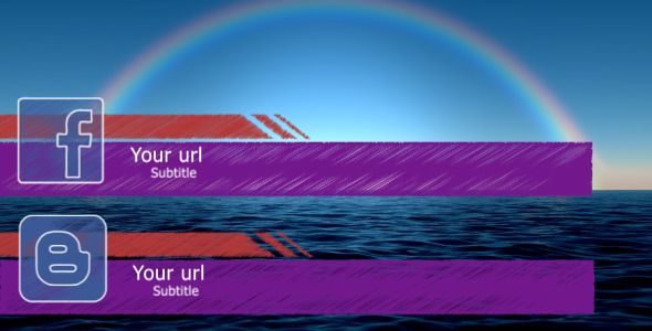 social lower third, social lower third