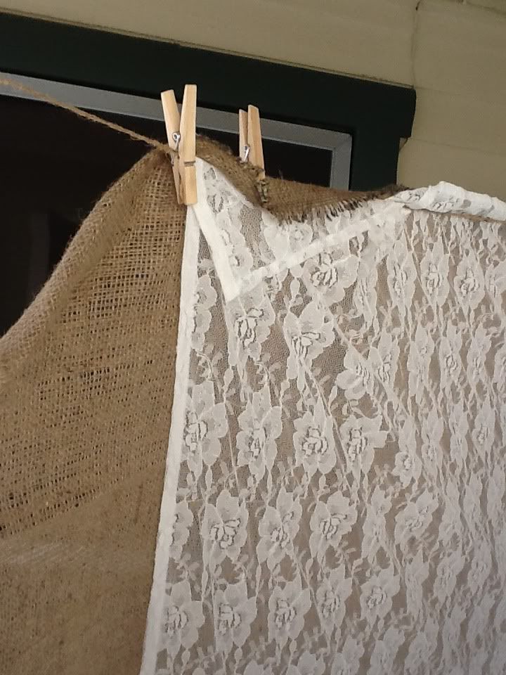 LACE TABLECLOTHS and burlap tablecloths to match 20 of each beautiful 