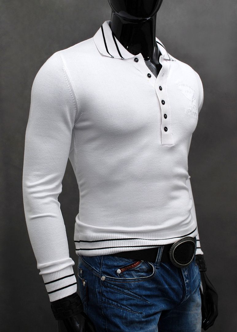 long sleeve polo shirts slim fit