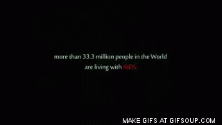 Moving GIF on HIV/AIDS