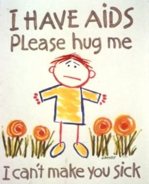Please hug me. I can't make you sick.