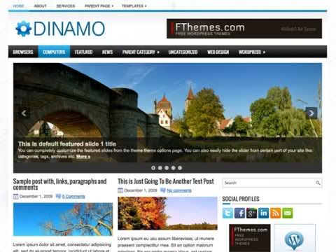 WordPress 博客主题Dinamo