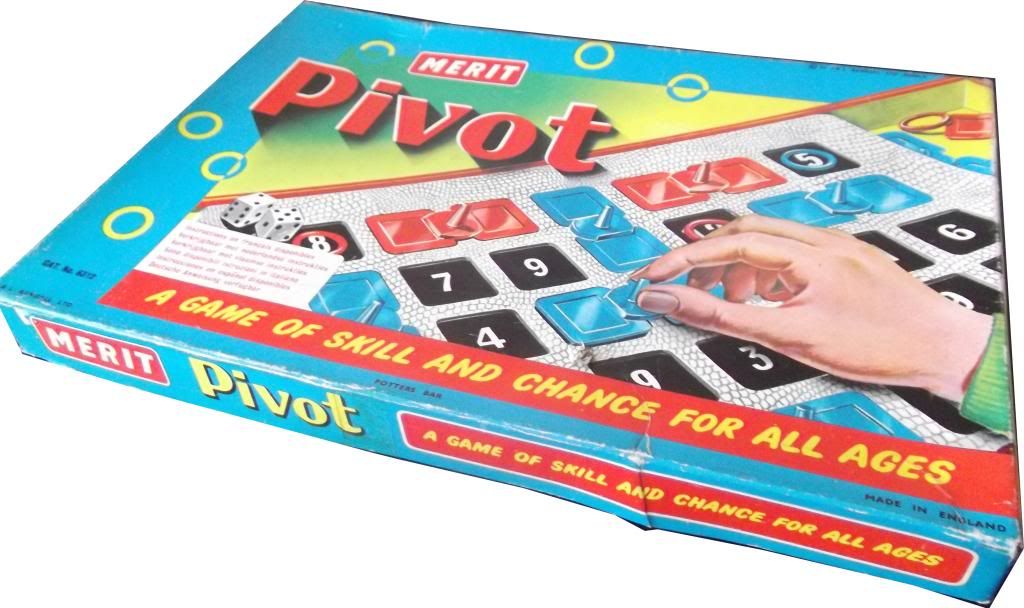Vintage PIVOT BOARD GAME MERIT 1958 eBay
