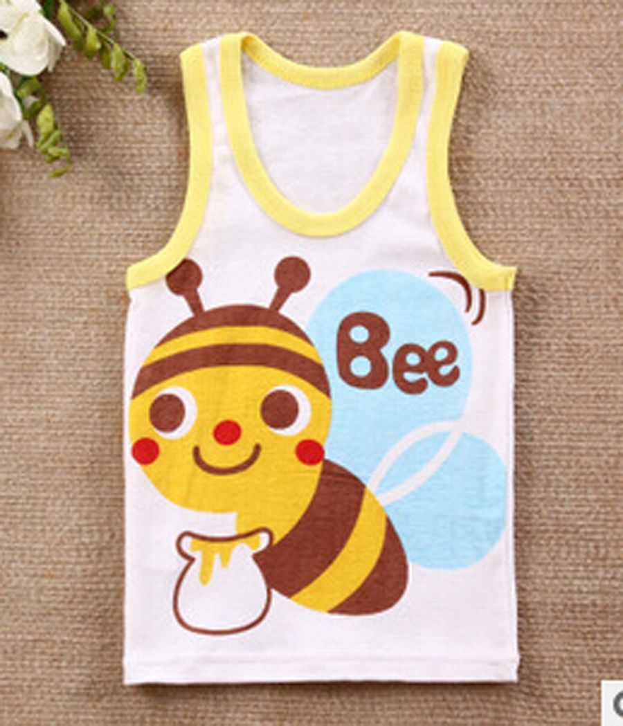 baby boy girl kids toddle child cotton vest top sleeveless