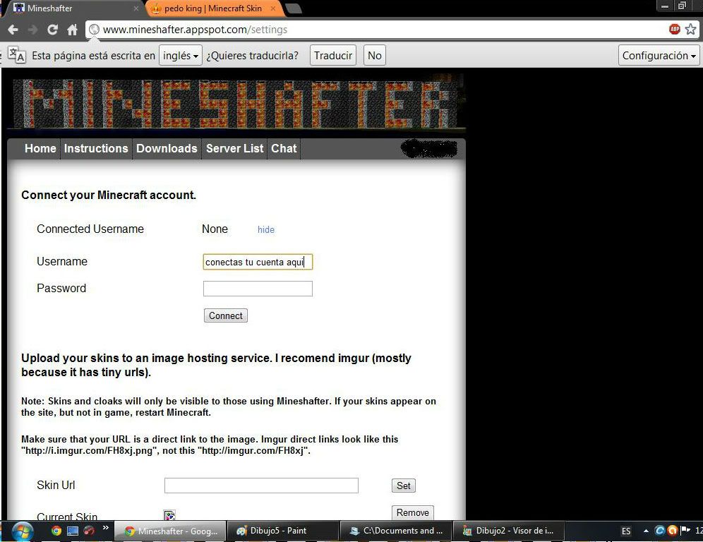 Poner skins a tu personaje Minecraft Poner skins a tu personaje Minecraft