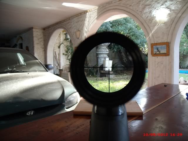 Calibrar mira telescópica de rifle aire comprimido. Calibrar mira telescópica de rifle aire comprimido.