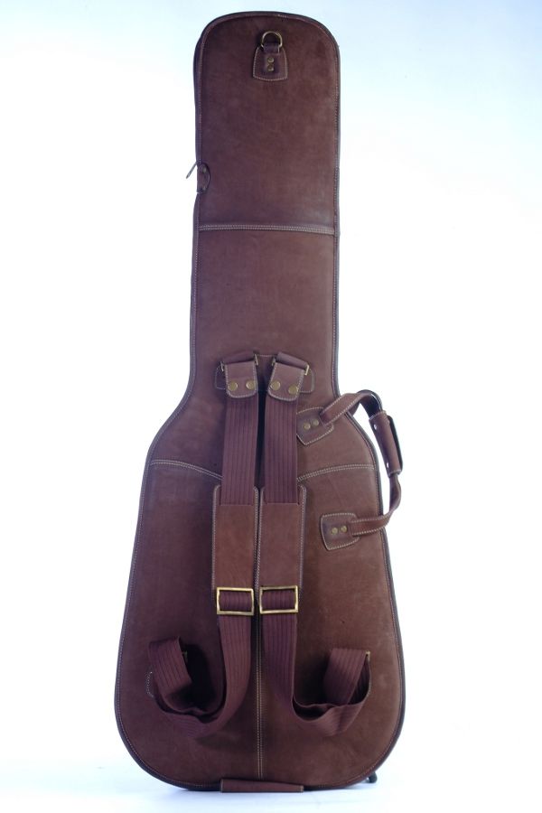 **HLB163** New Authentic Harvest Leather Bass Gig Bag Nubuck Buffalo